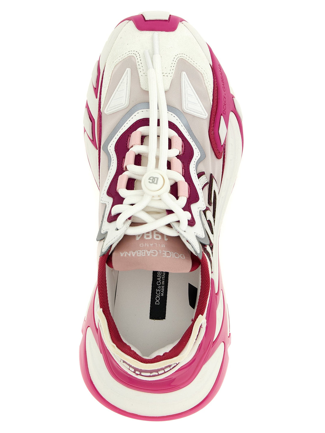 Dolce &amp; Gabbana Fuchsia Viscose Athletic Sneakers