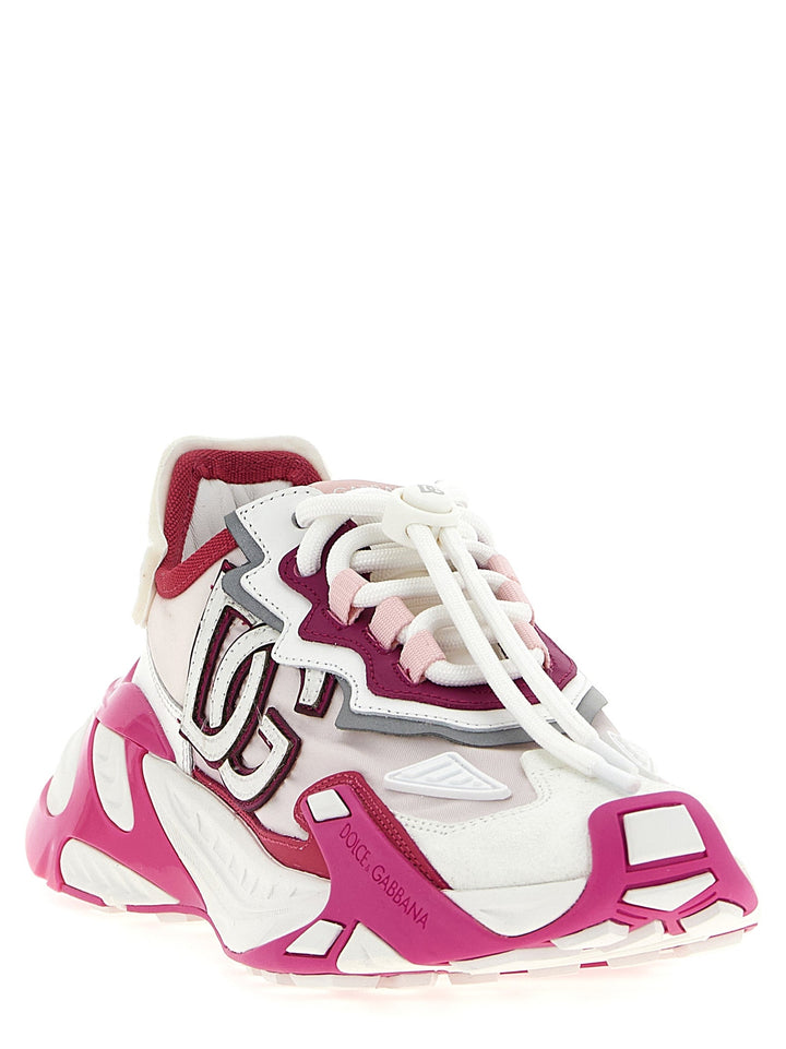 Dolce &amp; Gabbana Fuchsia Viscose Athletic Sneakers