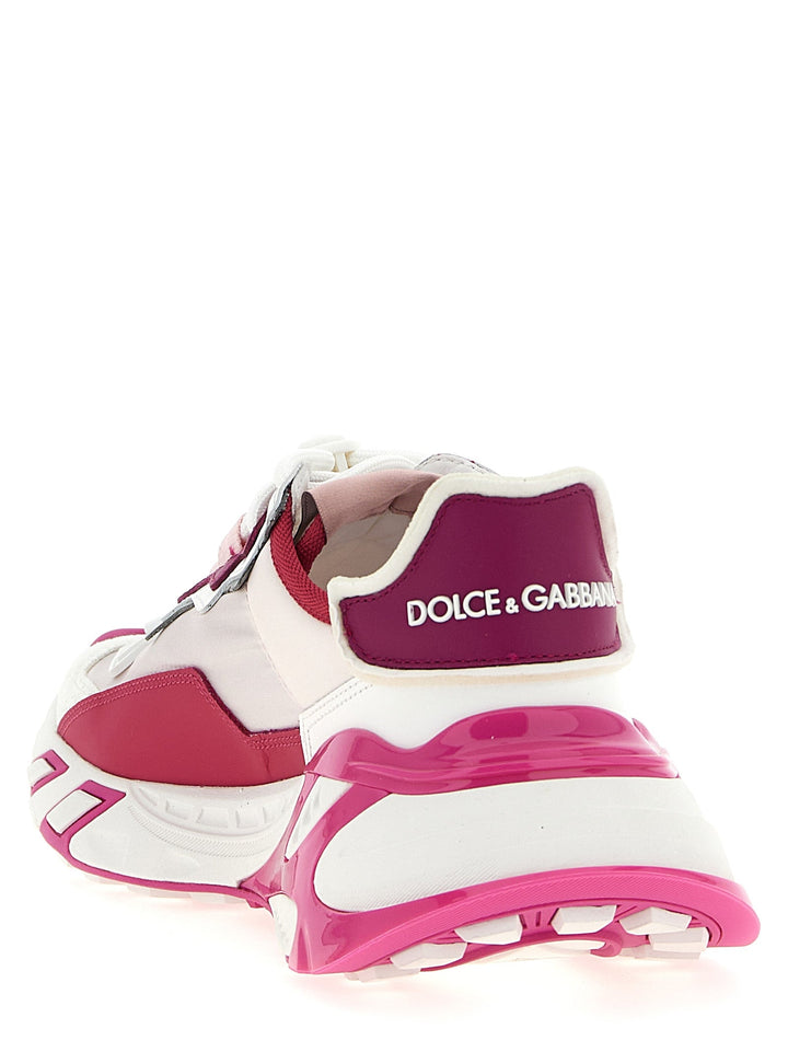 Dolce &amp; Gabbana Fuchsia Viscose Athletic Sneakers
