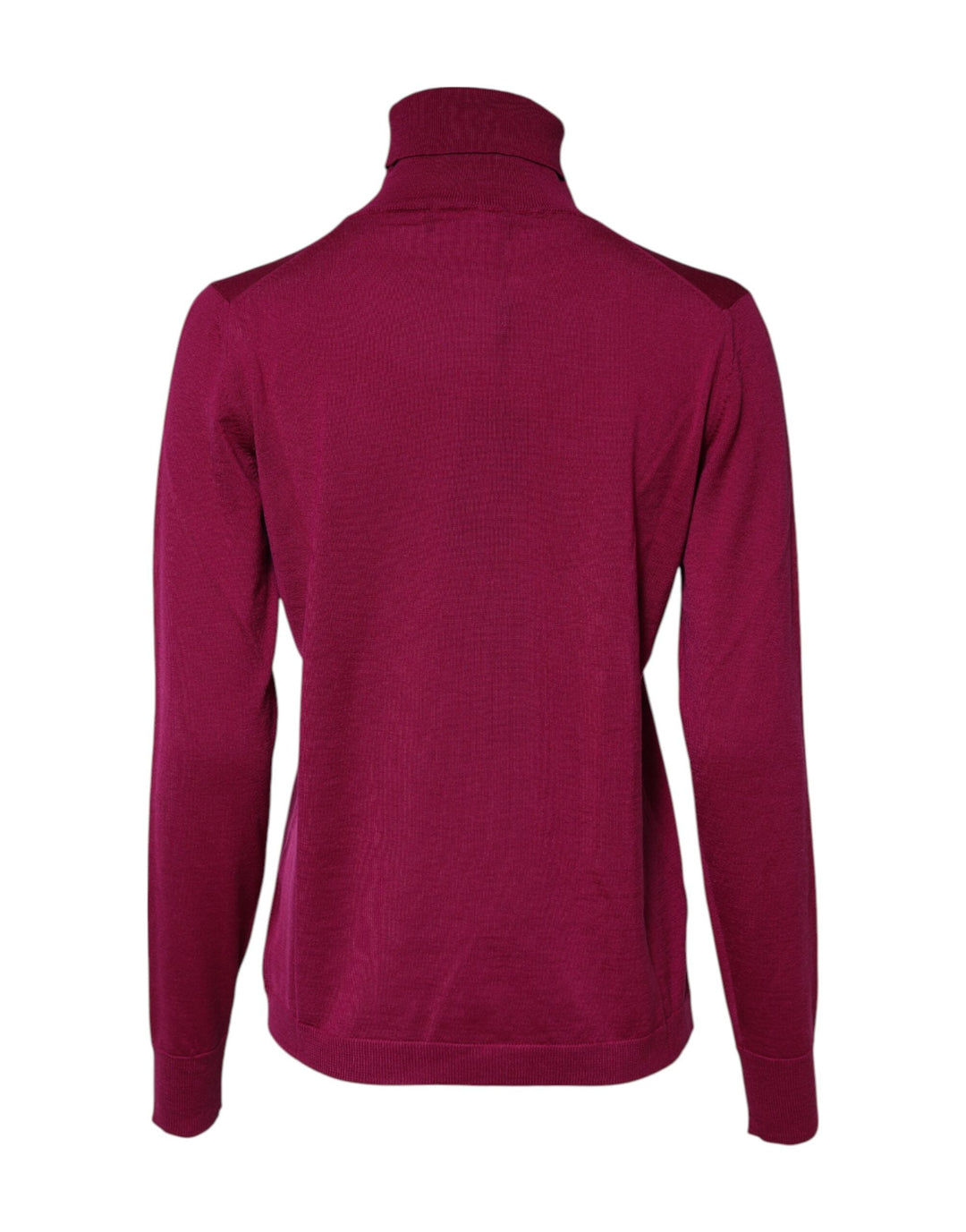 Women’s Dolce &amp; Gabbana Fuchsia Wool Long Sleeves Turtleneck Sweater