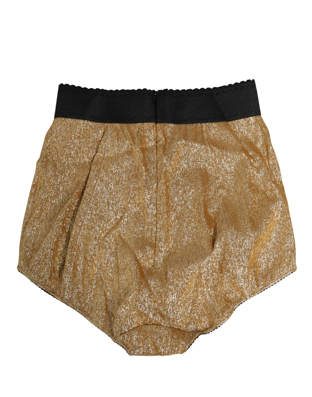 Women’s Dolce &amp; Gabbana Gold Silk Blend High Waist Girdle Panty Underwear