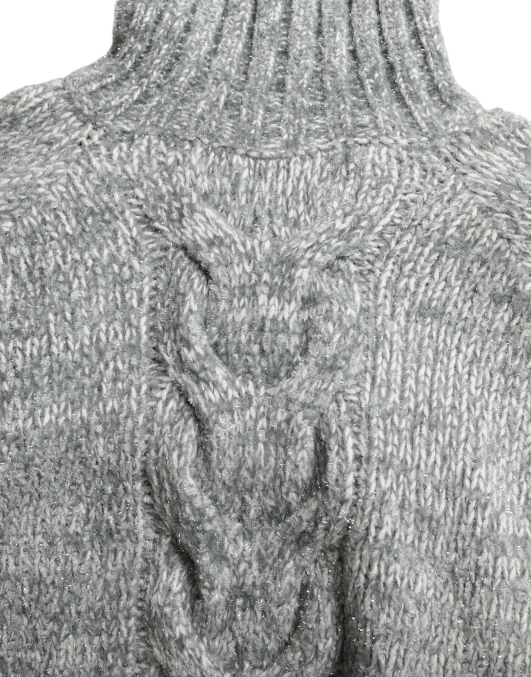 Women’s Dolce &amp; Gabbana Gray Cashmere Turtle Neck Pullover Sweater