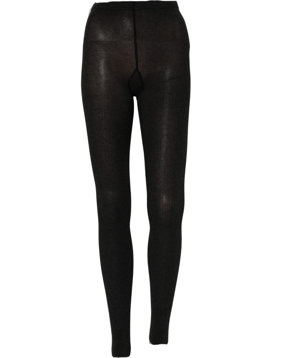 Women’s Dolce &amp; Gabbana Gray Cotton Tights Stocking Pantyhose Socks