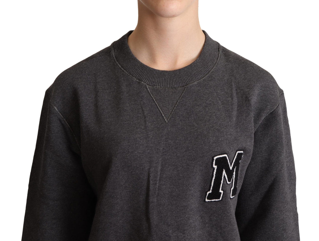 Women’s Dolce &amp; Gabbana Gray Embroidered Women Pullover Sweater
