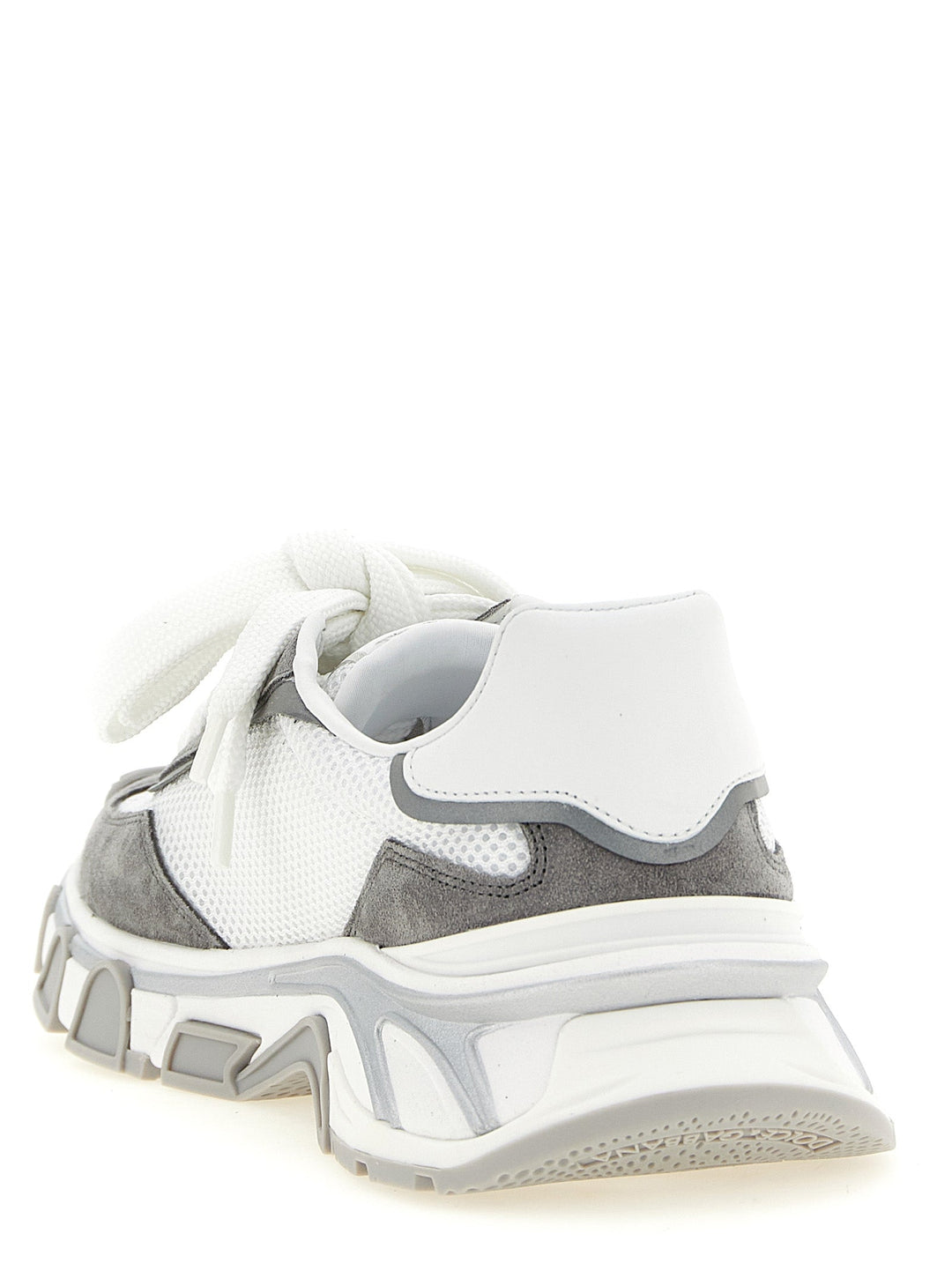 Dolce &amp; Gabbana Gray Polyester Athletic Sneakers