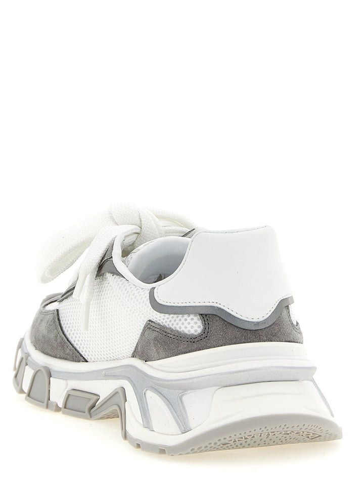 Dolce &amp; Gabbana Gray Polyester Athletic Sneakers