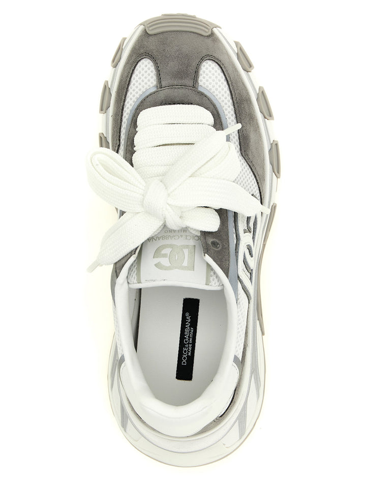 Dolce &amp; Gabbana Gray Polyester Athletic Sneakers