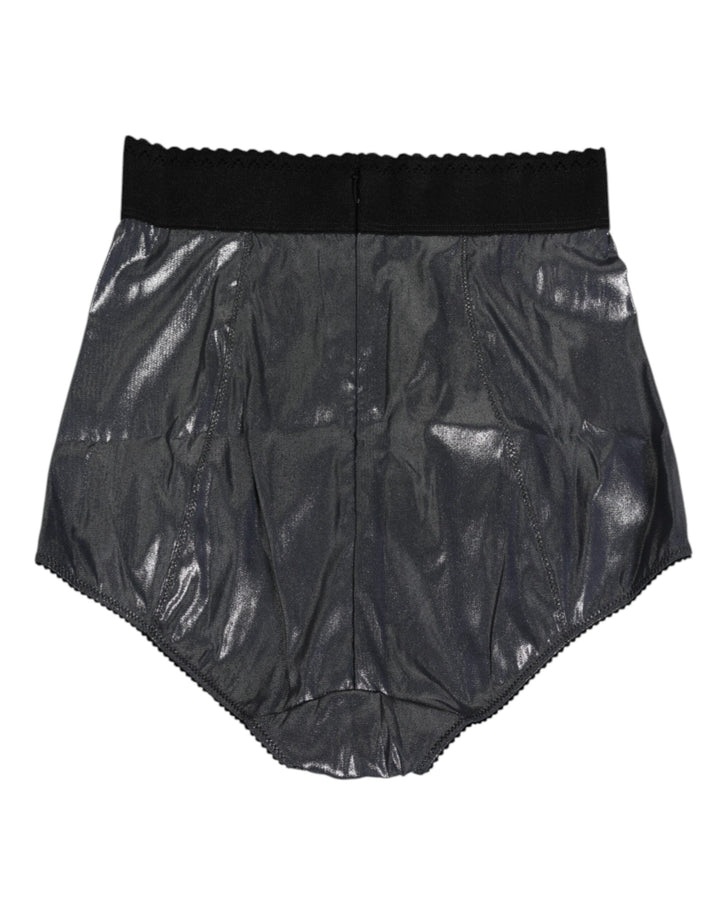 Women’s Dolce &amp; Gabbana Gray Silk Stretch Slip Girdle Panty Underwear