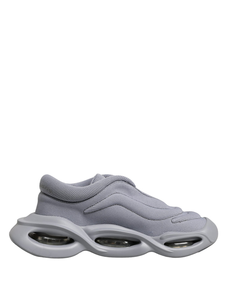 Dolce &amp; Gabbana Gray Slip On Wave Low Top Sneakers