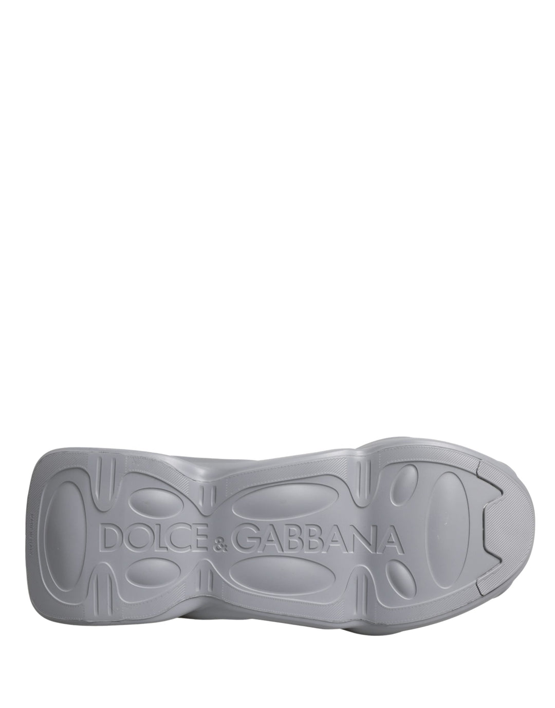 Dolce &amp; Gabbana Gray Slip On Wave Low Top Sneakers