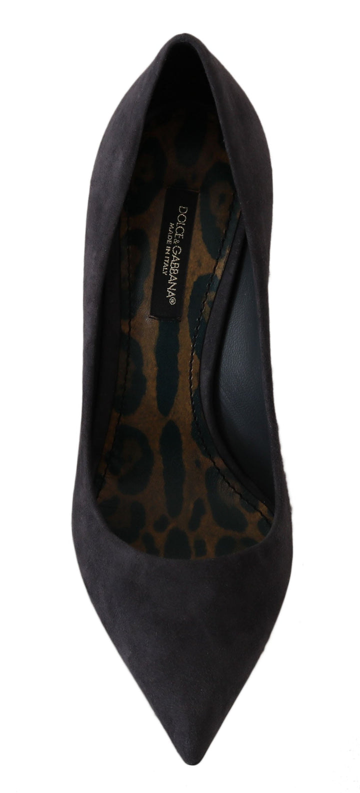 Women’s Dolce &amp; Gabbana Gray Suede Leather Stiletto Shoes Heels