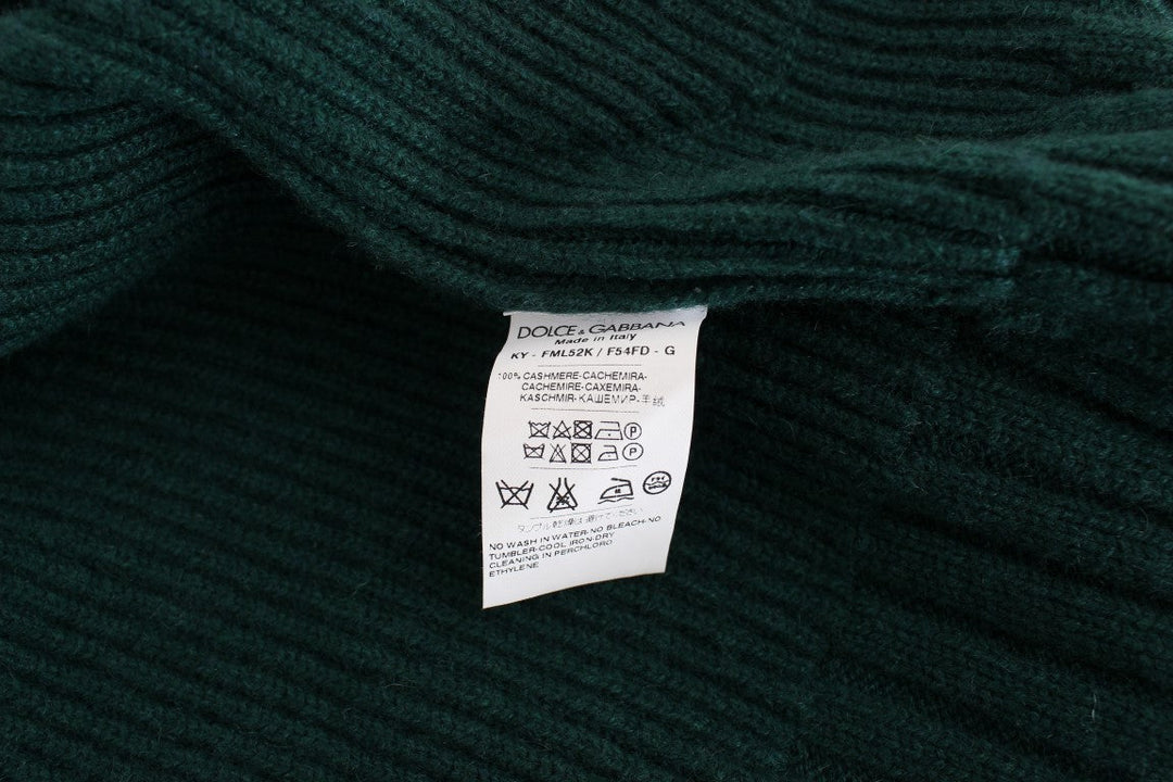 Women’s Dolce &amp; Gabbana Green Knitted Cashmere Cardigan