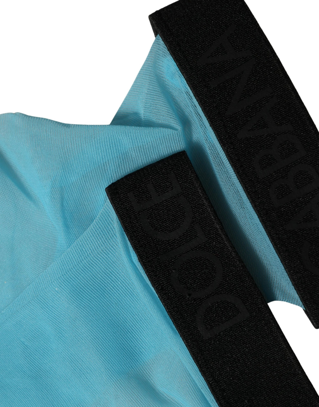 Women’s Dolce &amp; Gabbana Light Blue Nylon Thigh High Women Accessory Socks