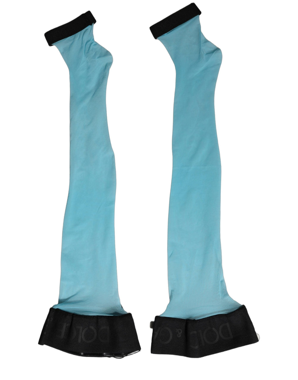 Women’s Dolce & Gabbana Light Blue Nylon Thigh High Women Accessory Socks
