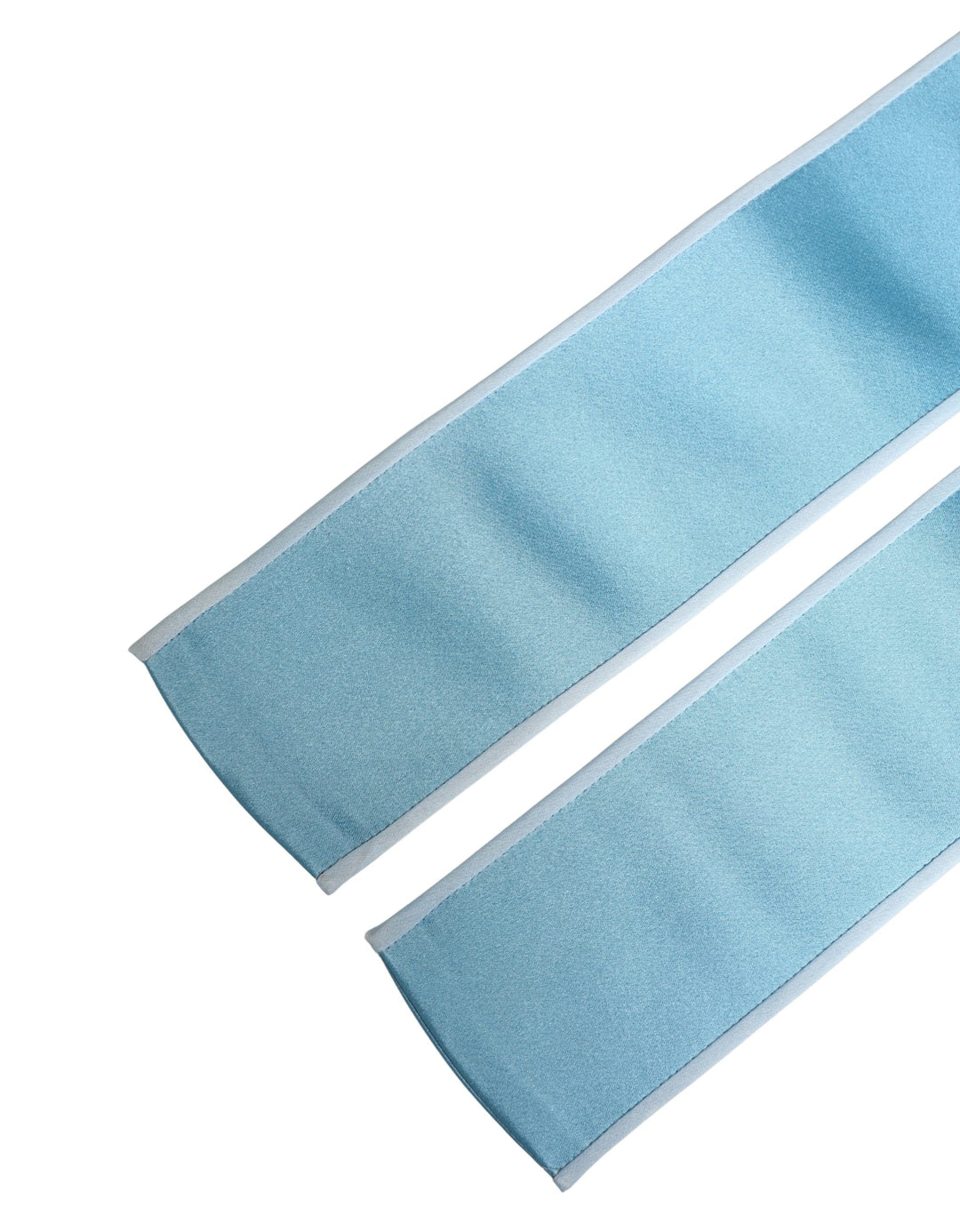 Women’s Dolce &amp; Gabbana Light Blue Silk Satin Waist Women Cintura Belt