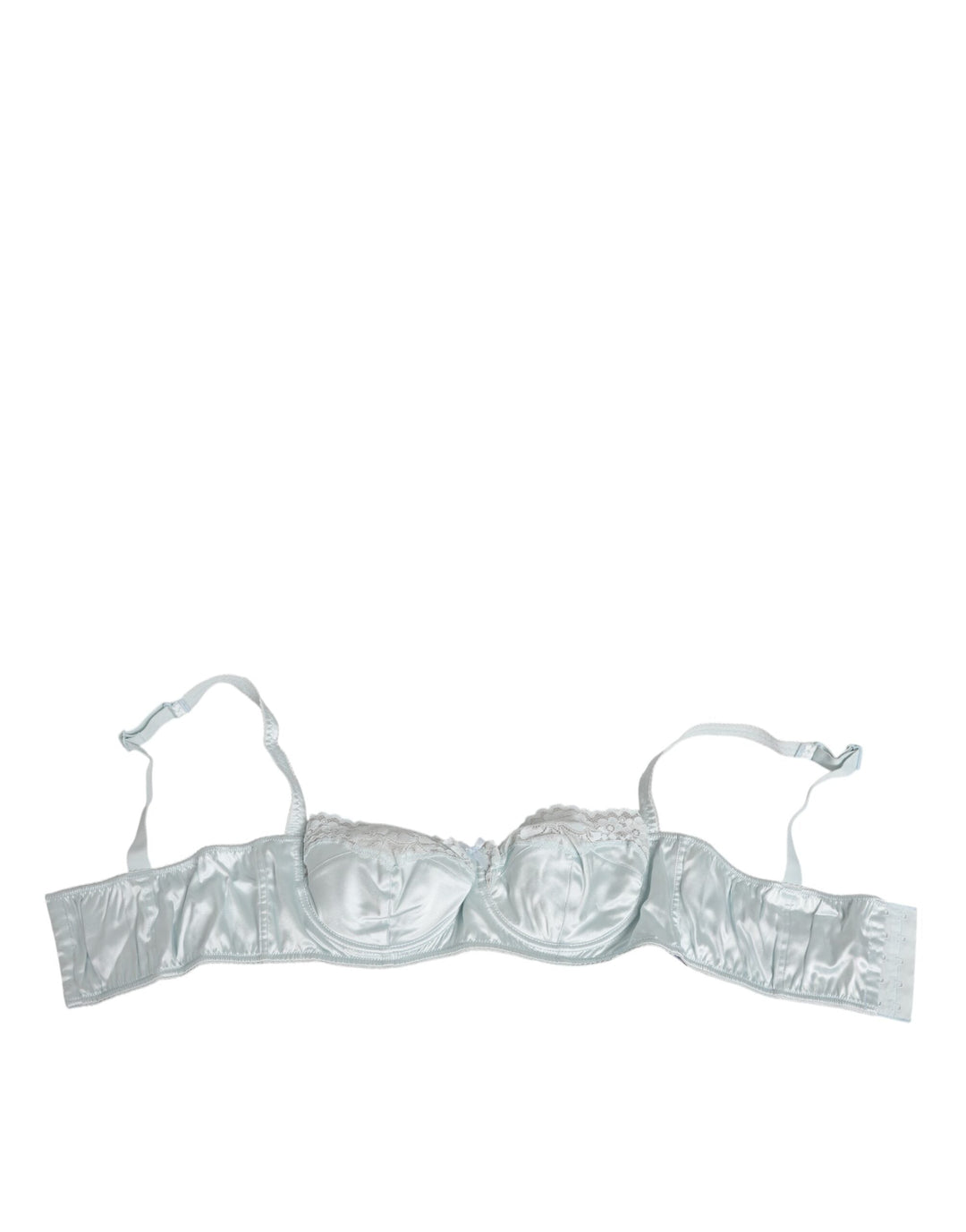 Women’s Dolce &amp; Gabbana Light Blue Silk Semi-padded Balconette Underwear