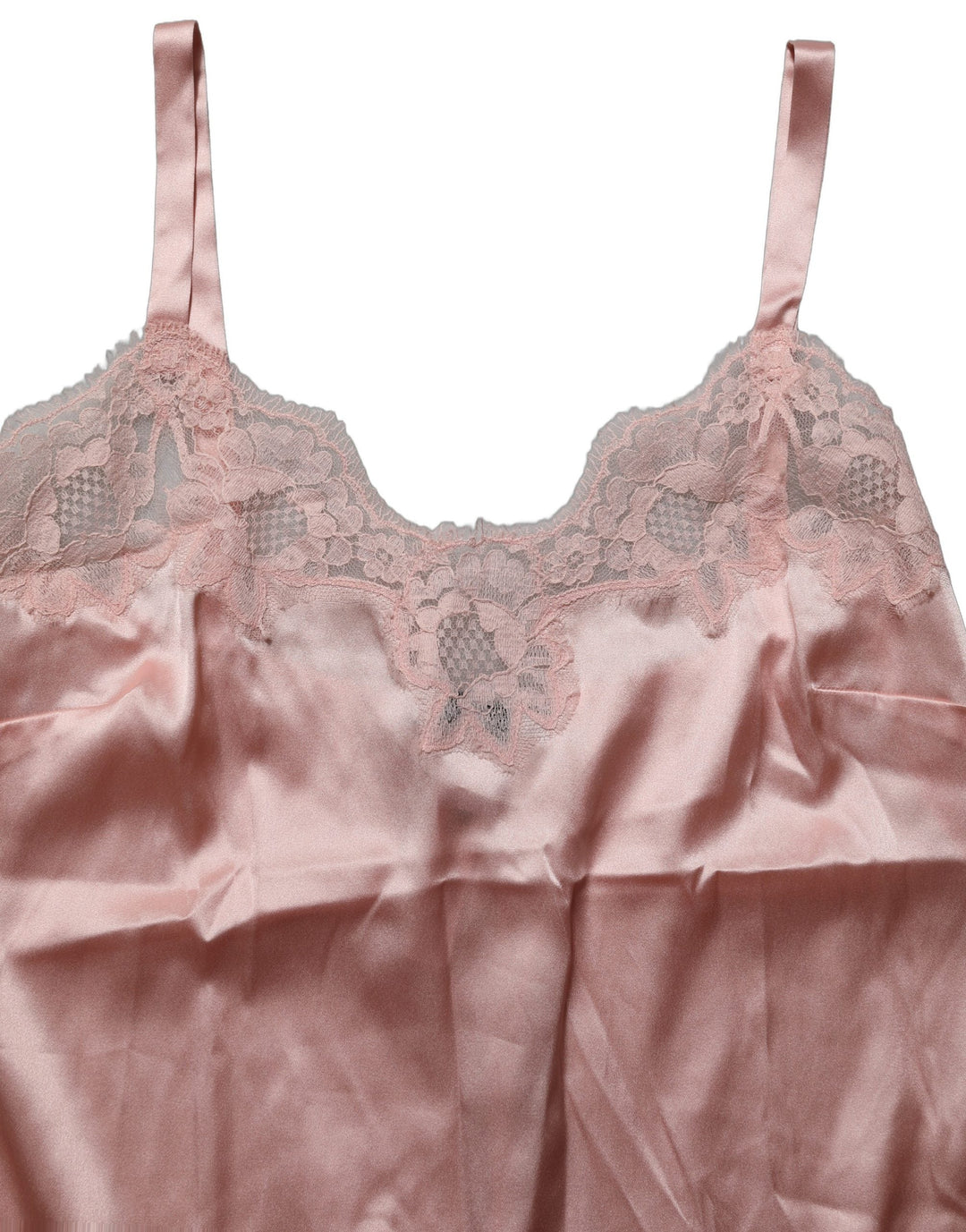 Women’s Dolce &amp; Gabbana Light Pink Floral Lace Lingerie Underwear Top