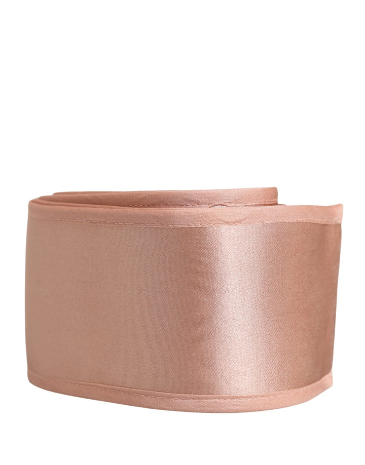 Women’s Dolce &amp; Gabbana Light Pink Silk Satin Waist Women Cintura Belt