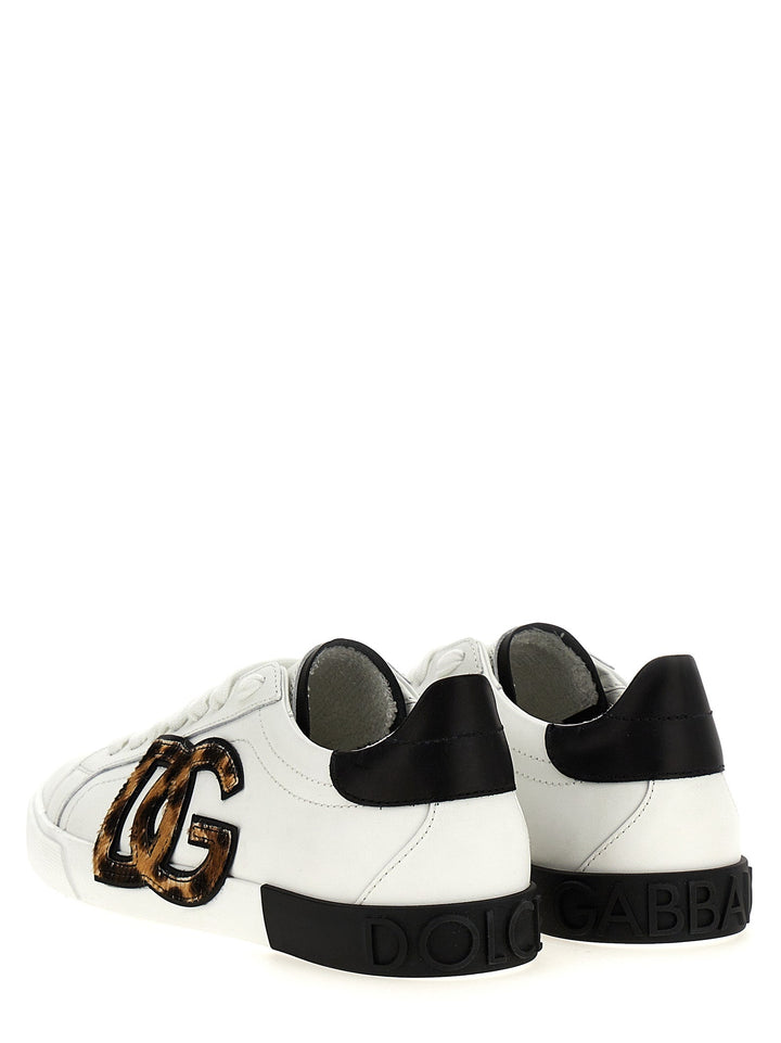 Dolce &amp; Gabbana Multicolor Calfskin Low Top Sneakers