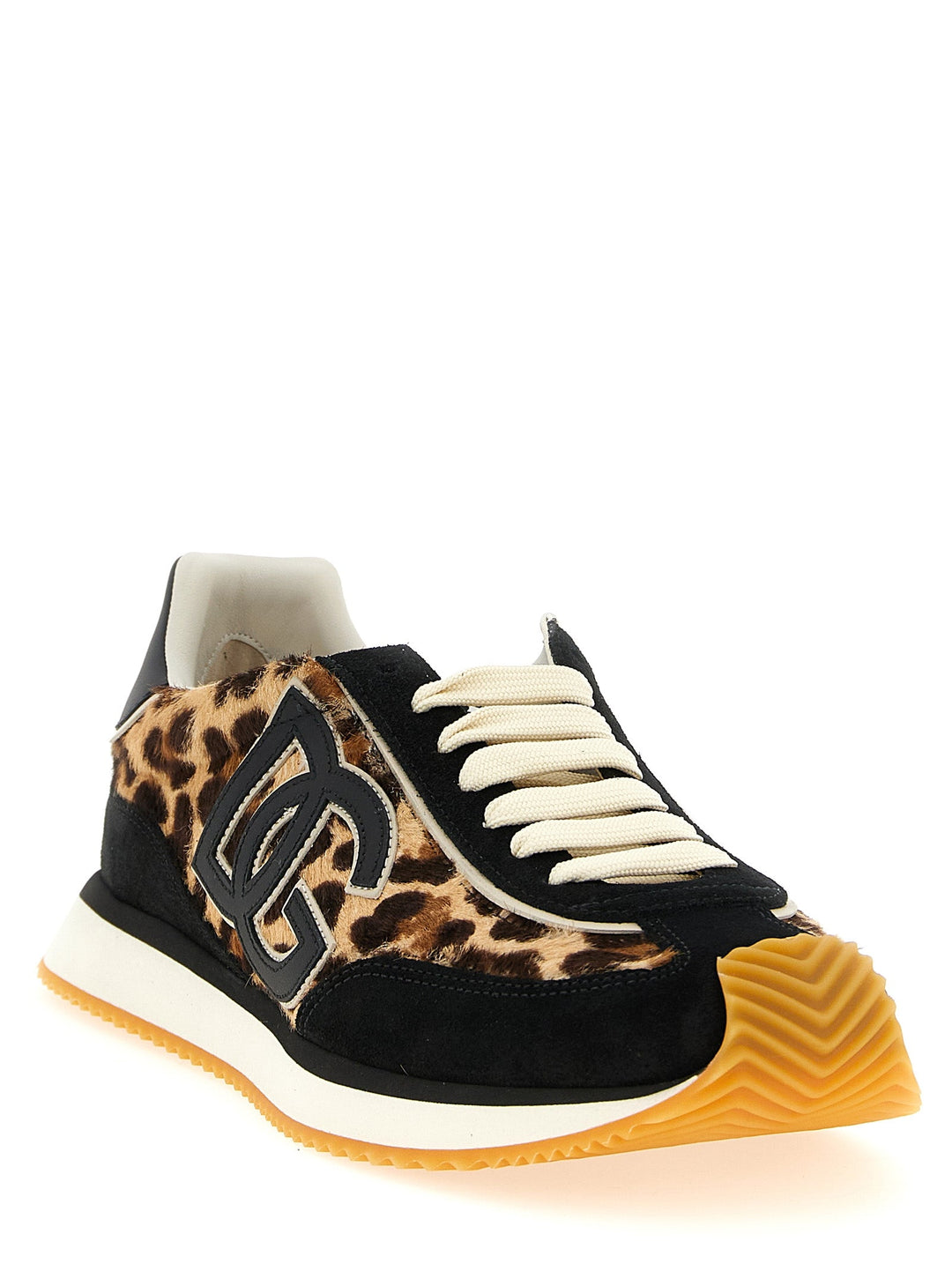 Dolce &amp; Gabbana Multicolor Calfskin Low Top Sneakers