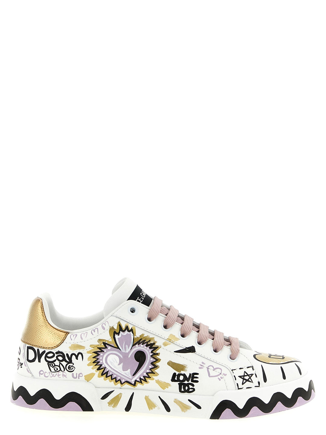 Women’s Dolce & Gabbana Multicolor Calfskin Low Top Sneakers