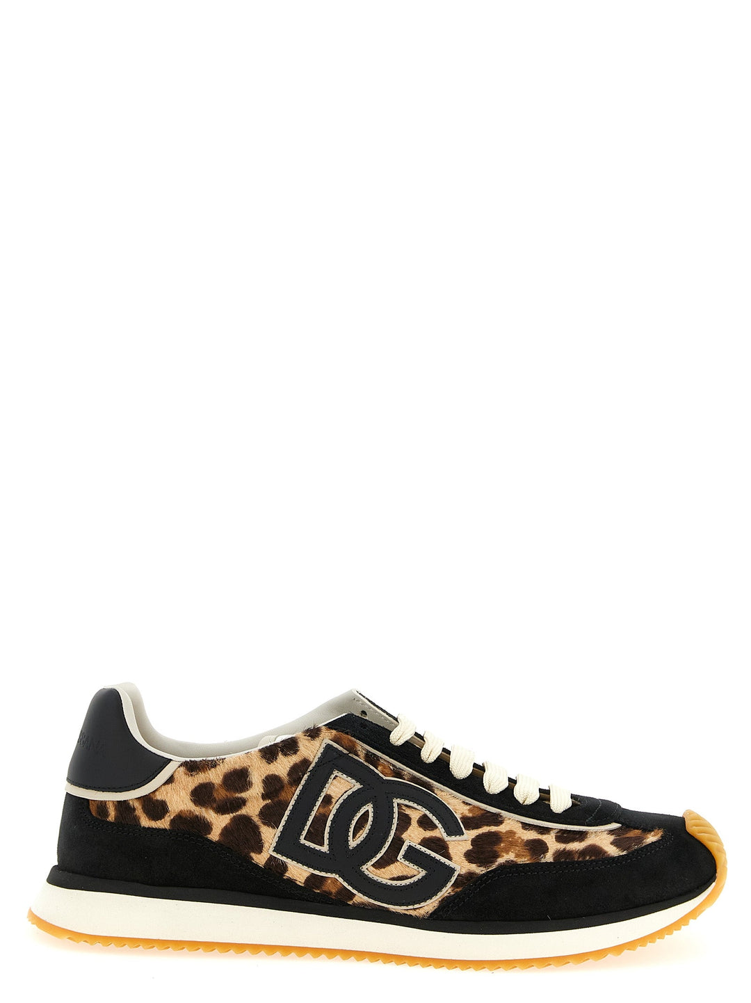 Dolce &amp; Gabbana Multicolor Calfskin Low Top Sneakers
