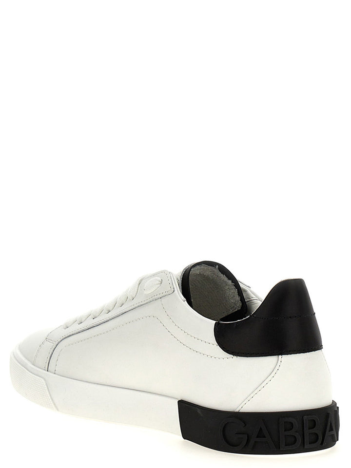 Dolce &amp; Gabbana Multicolor Calfskin Low Top Sneakers