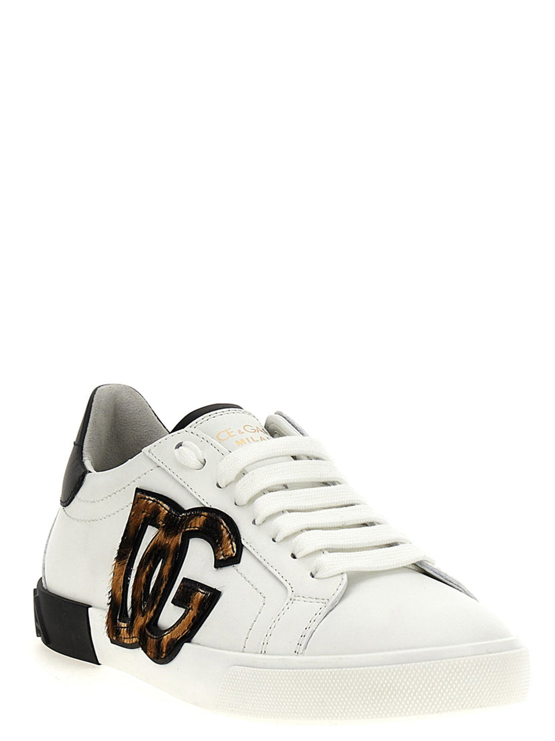 Dolce &amp; Gabbana Multicolor Calfskin Low Top Sneakers