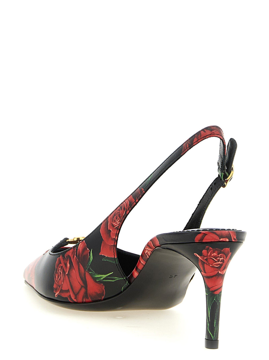 Women’s Dolce &amp; Gabbana Multicolor Calfskin Mid Heel Pumps