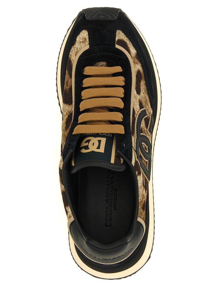 Dolce &amp; Gabbana Multicolor Cotton Low Top Sneakers
