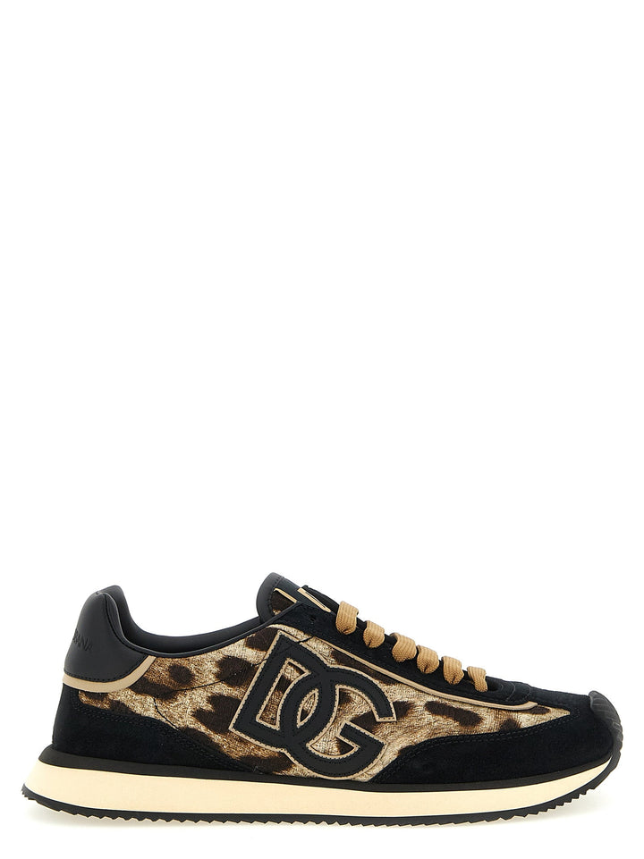 Dolce &amp; Gabbana Multicolor Cotton Low Top Sneakers