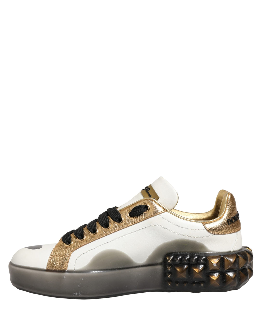 Dolce &amp; Gabbana Multicolor Crystal StuddedLOVE Sneakers Shoes