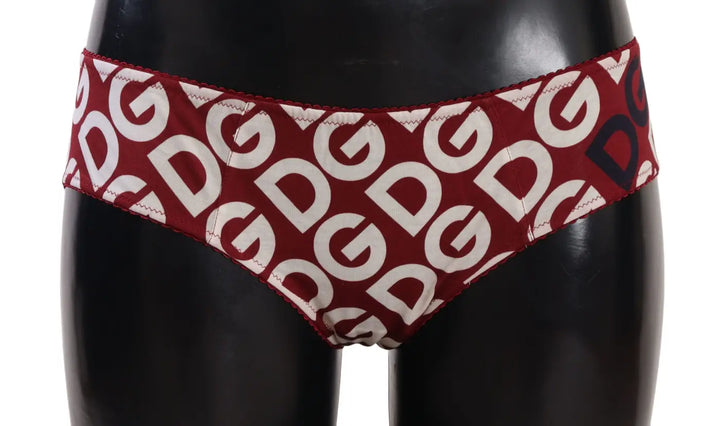 Women’s Dolce &amp; Gabbana Multicolor Dg Logo Print Slip Bottom Underwear