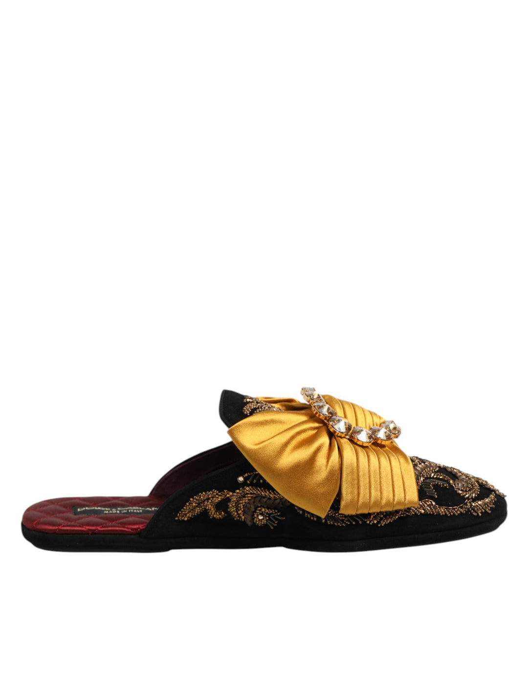 Women’s Dolce &amp; Gabbana Multicolor Embellished Flat Sandals Shoes