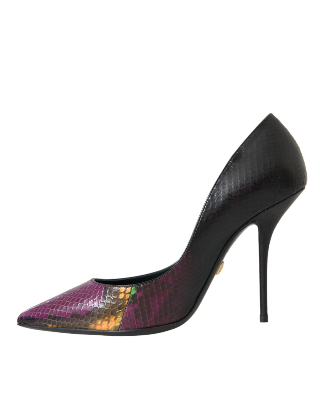 Women’s Dolce &amp; Gabbana Multicolor Exotic Leather Heels Pumps Shoes