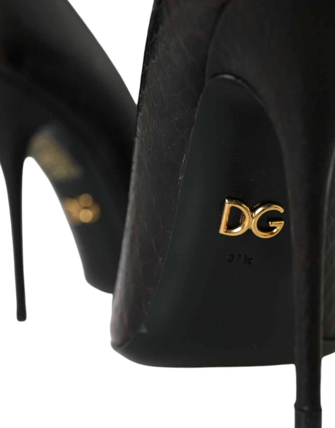 Women’s Dolce &amp; Gabbana Multicolor Exotic Leather Heels Pumps Shoes