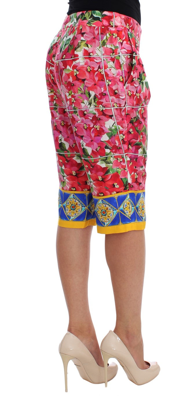 Vestido capri floral multicolor de Dolce Gabbana para primavera