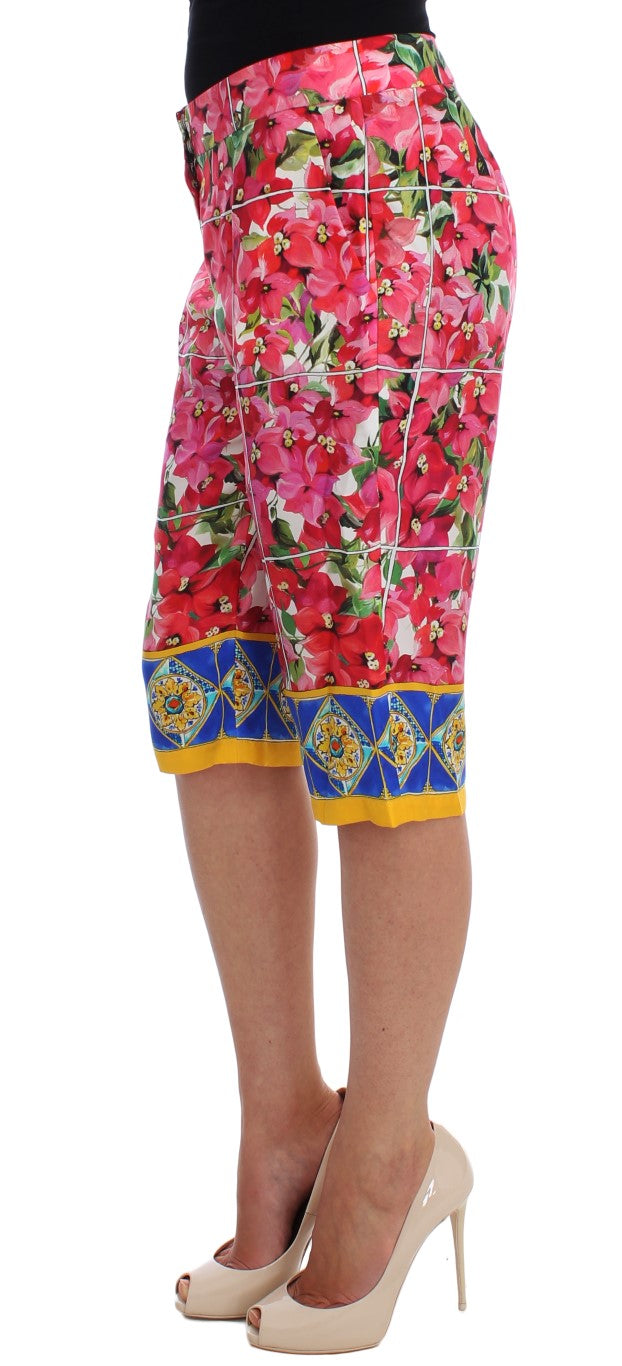 Vestido capri floral multicolor de Dolce Gabbana para primavera