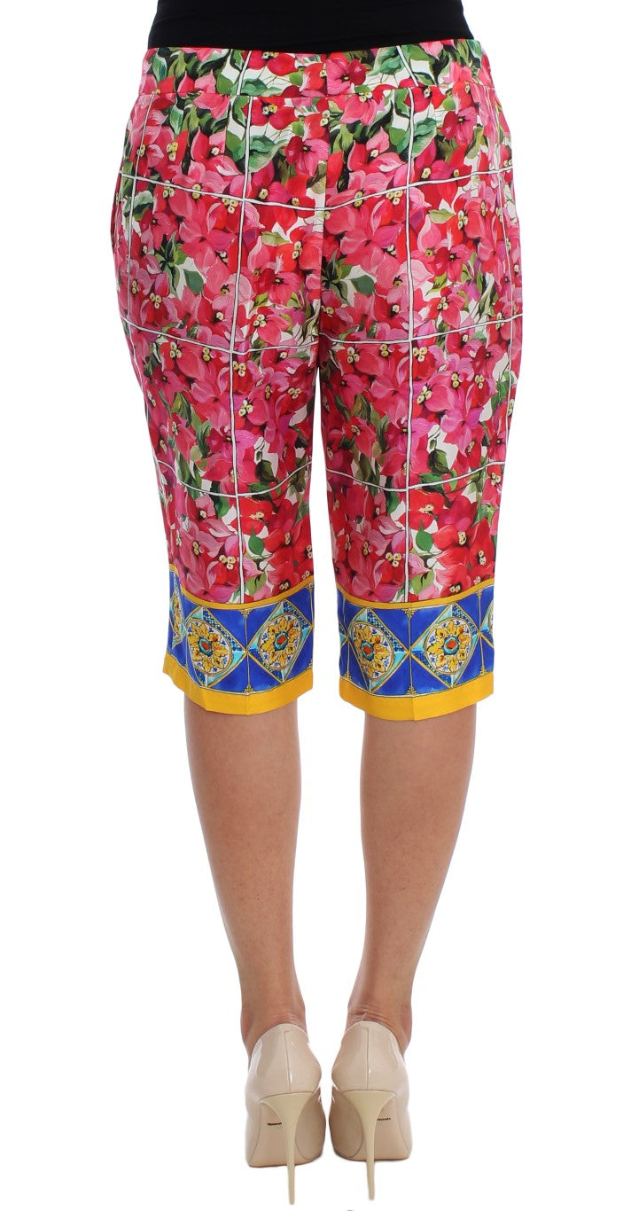 Vestido capri floral multicolor de Dolce Gabbana para primavera