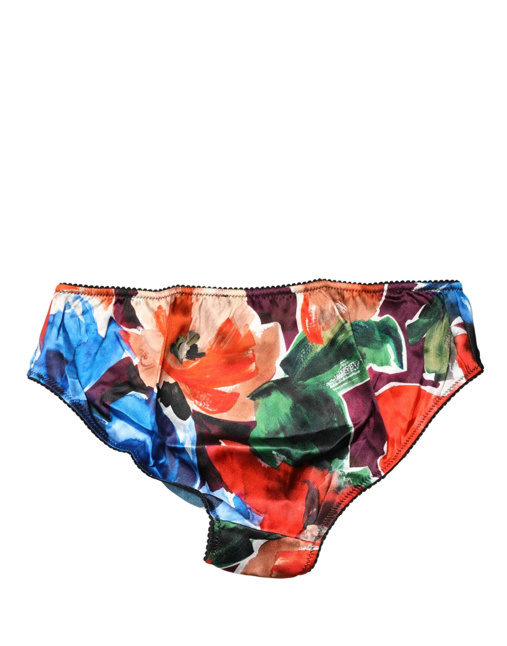 Women’s Dolce & Gabbana Multicolor Floral Mid Waist Brief Panty Underwear