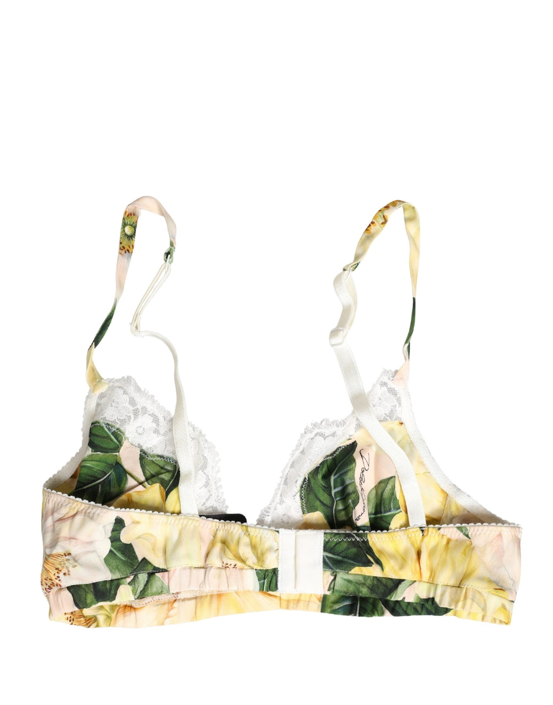Women’s Dolce &amp; Gabbana Multicolor Floral Print Soft Cup Bra Underwear