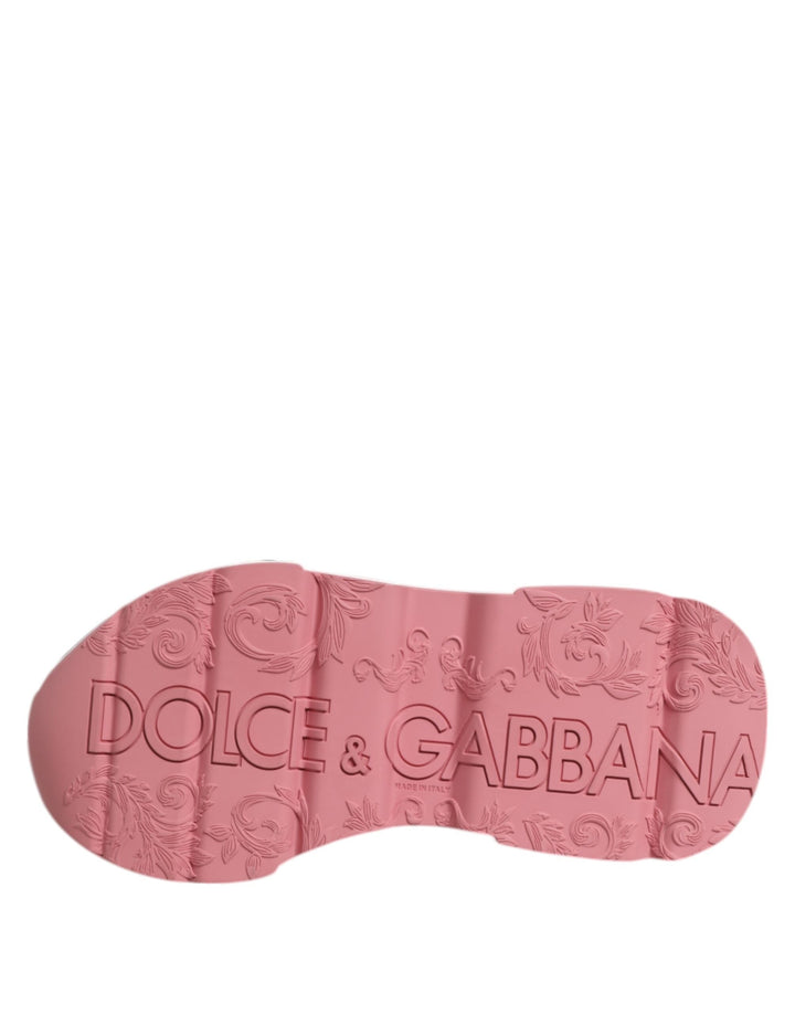 Dolce &amp; Gabbana Multicolor Hand Painted DAYMASTER Sneaker Shoes