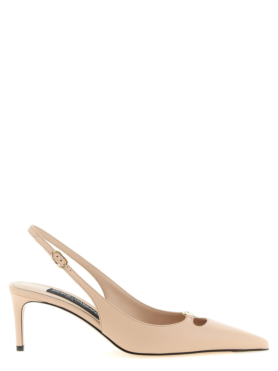 Women’s Dolce & Gabbana Multicolor Lamb Leather Mid Heel Pumps