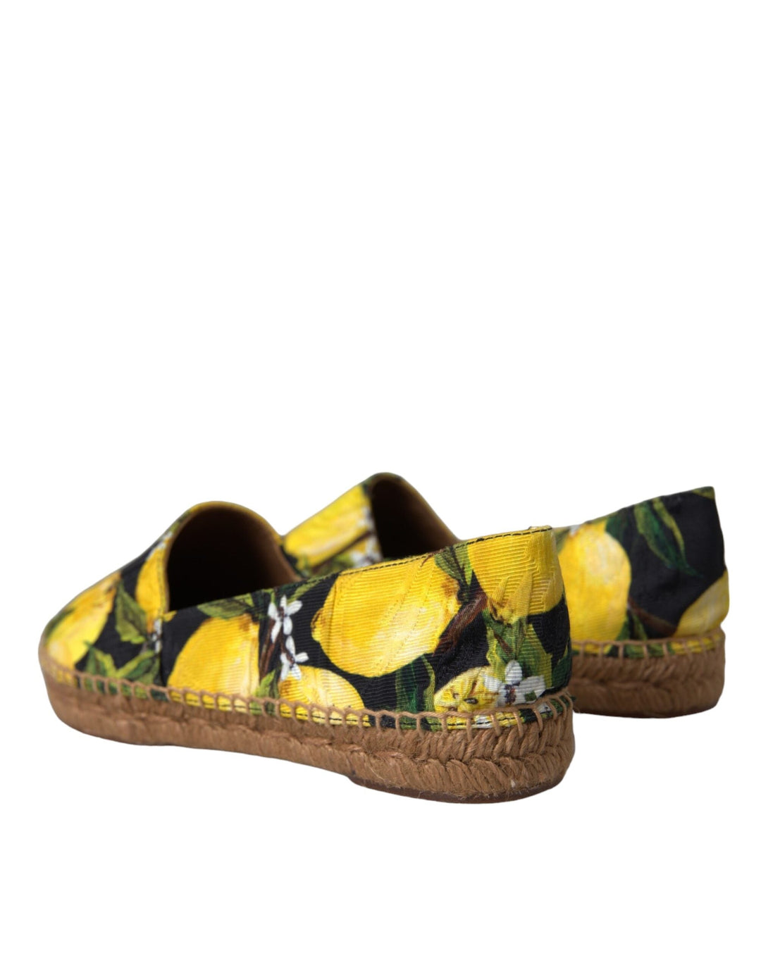 Women’s Dolce &amp; Gabbana Multicolor Lemon Slip on Espadrilles Shoes