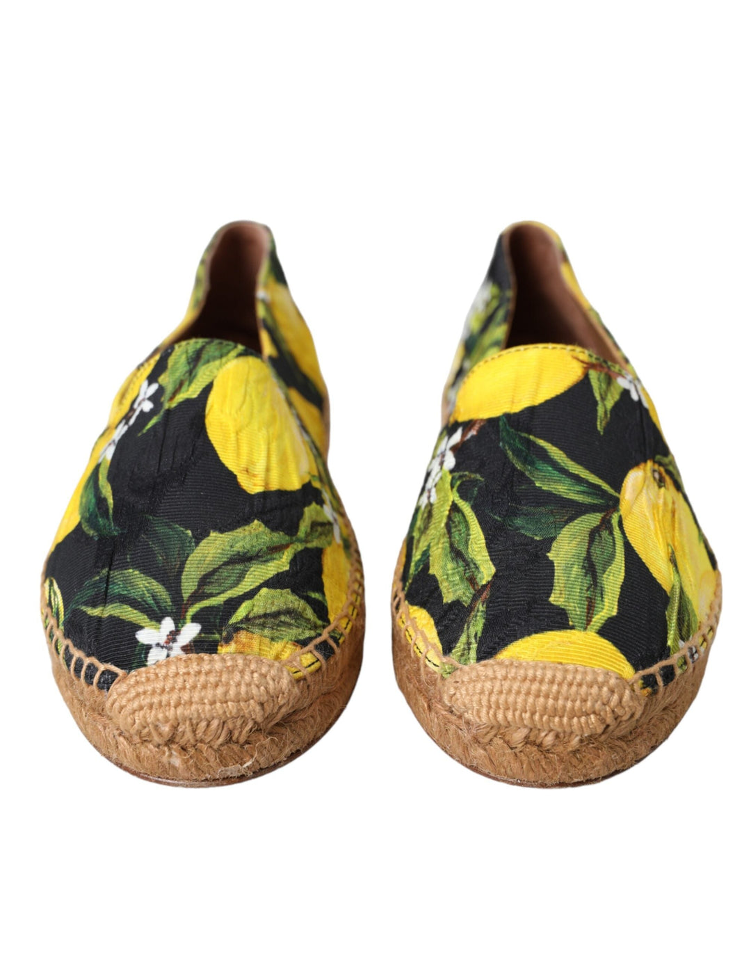 Women’s Dolce &amp; Gabbana Multicolor Lemon Slip on Espadrilles Shoes