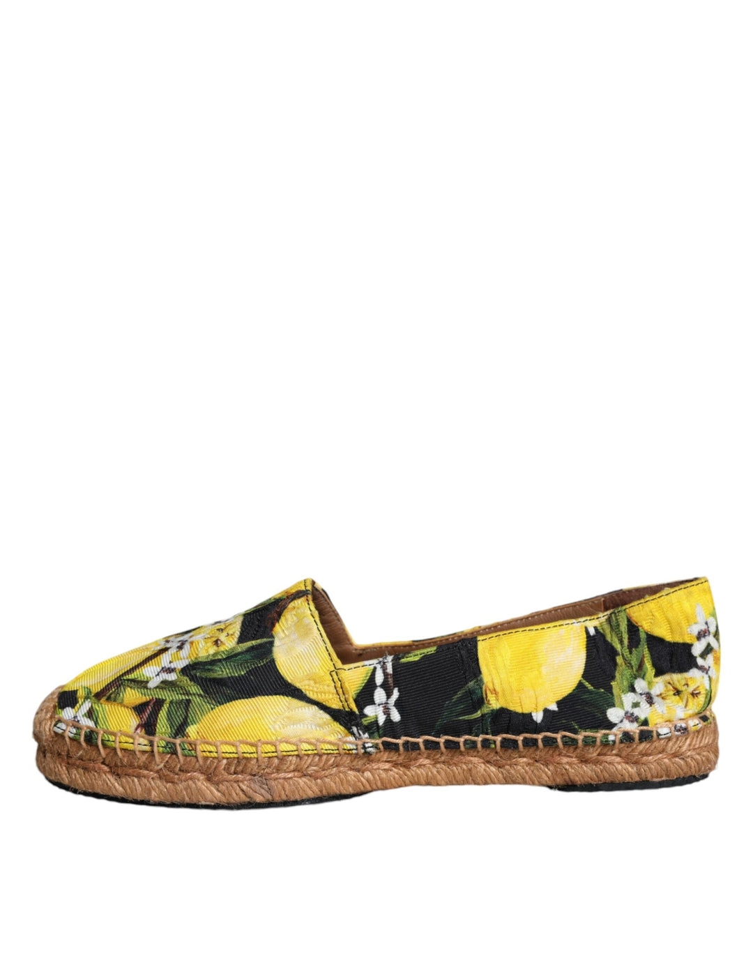 Women’s Dolce &amp; Gabbana Multicolor Lemon Slip on Espadrilles Shoes