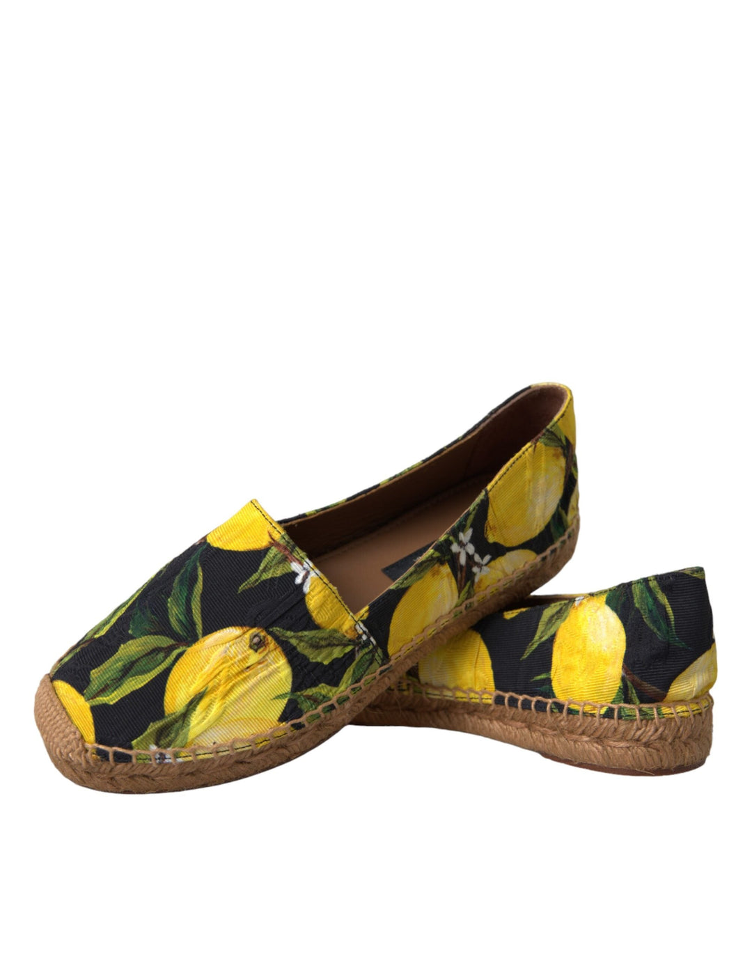 Women’s Dolce &amp; Gabbana Multicolor Lemon Slip on Espadrilles Shoes
