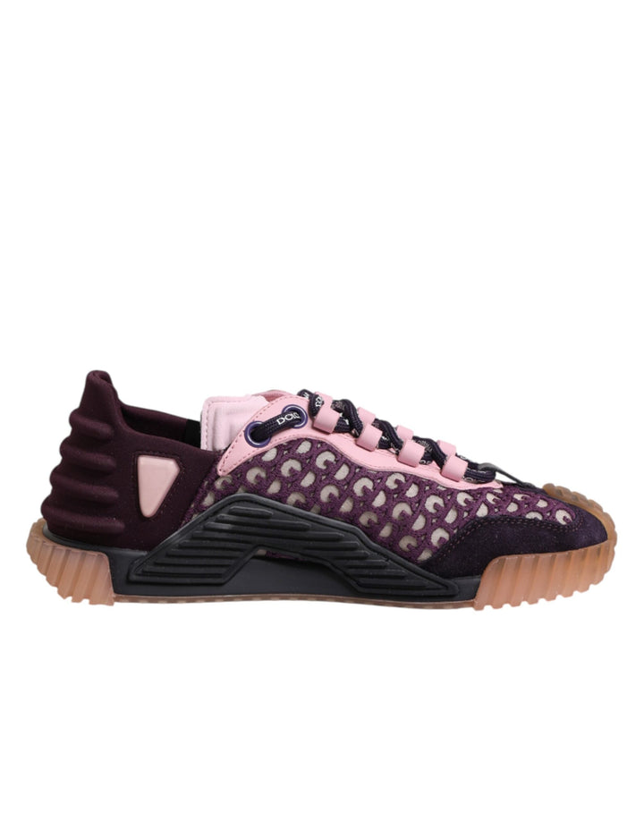 Dolce &amp; Gabbana Multicolor Logo Low Top NS1 Sneakers Shoes