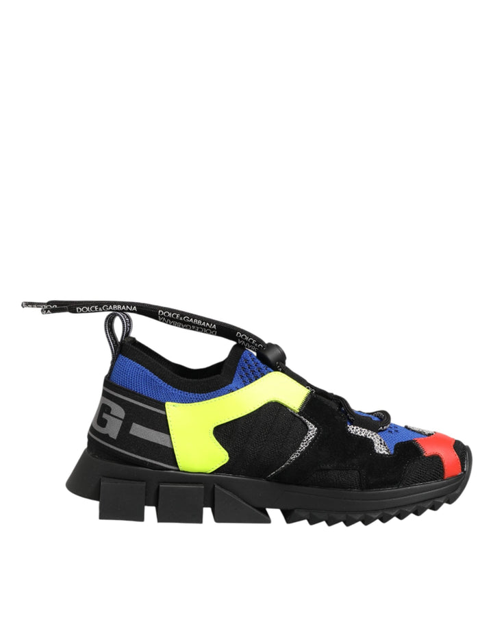 Dolce &amp; Gabbana Multicolor Low Top Sorrento Sneakers Shoes