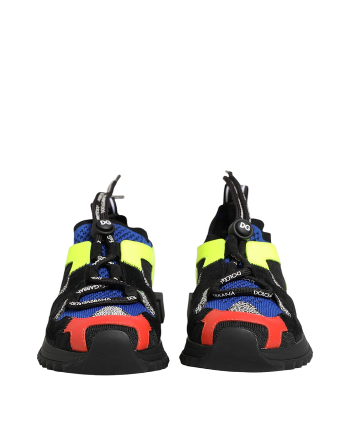 Dolce &amp; Gabbana Multicolor Low Top Sorrento Sneakers Shoes